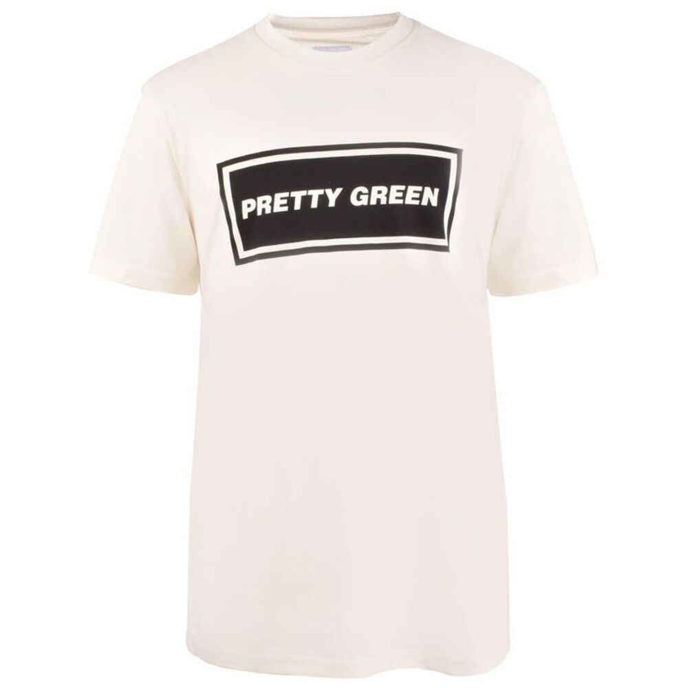 Pretty Green Mens Iconic T-Shirt / White